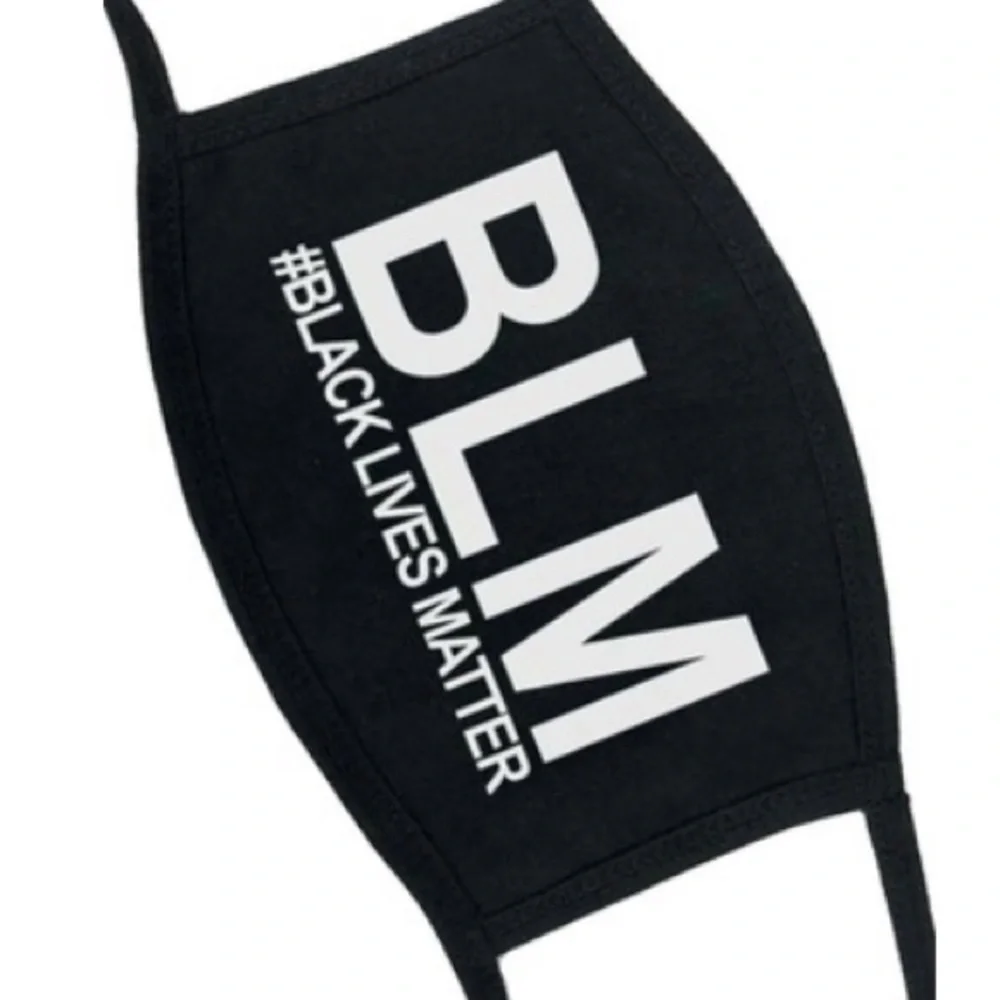 Black Lives Matter Black Color Face Mask